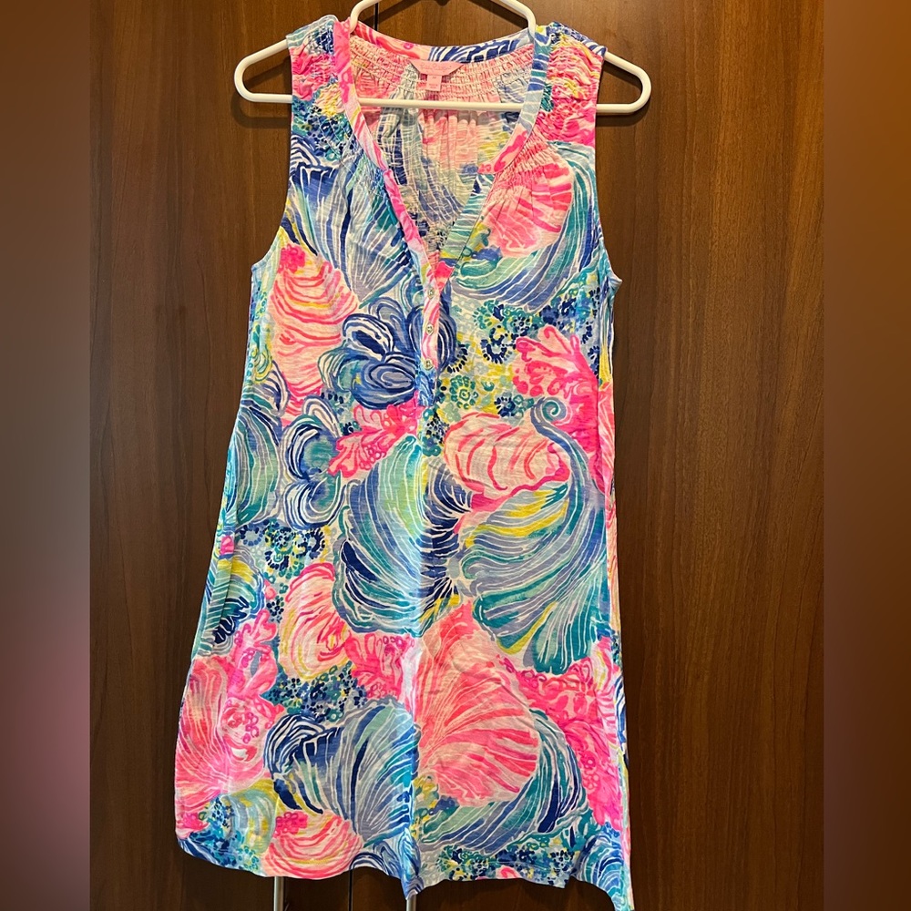 VGUC Lilly Pulitzer Coverup Lightweight Dress - size Medium!